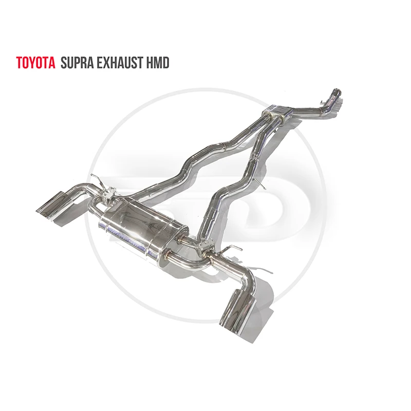 HMD Exhaust Systems Manifold Downpipe Is Suitable For Toyota SUPRA Auto Replacement Modification Electronic Valve