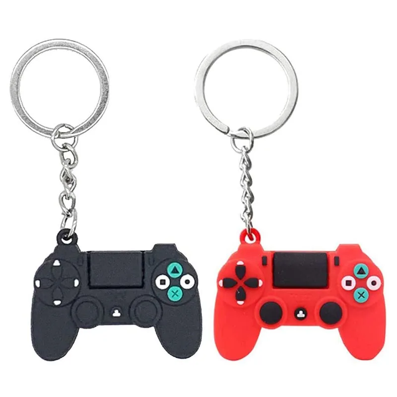 1PCS Silicone Case for PS4 Controller Small Gift Keychain Soft Rubber Gamepad for Sony Playstation 4 Slim Pro Joystick