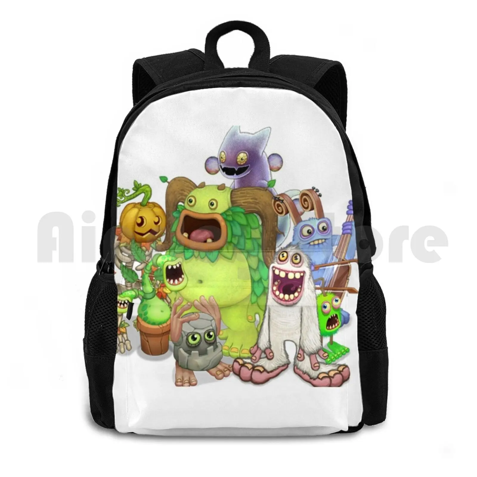 

My Singing Monsters Characters Outdoor Hiking Backpack Riding Climbing Sports Bag My Singing Monsters My Singing Monster