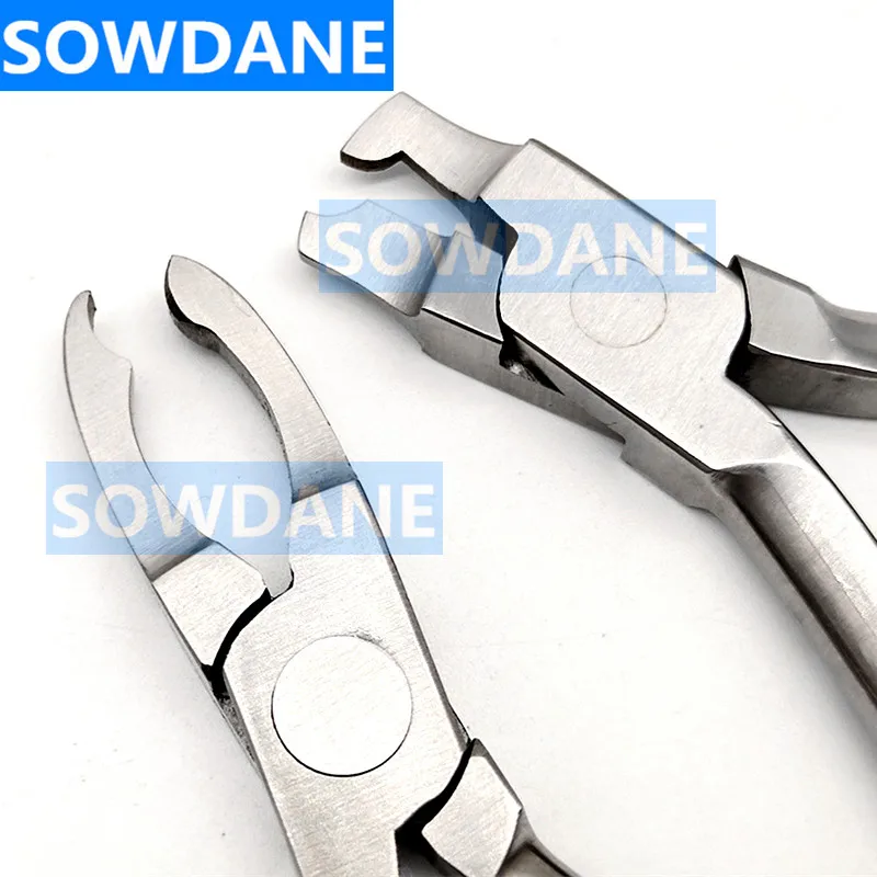 2pcs set Dental Lab Crown Crimping Contouring Johson Plier Metal Crown Plier forceps Dentist Tool Instrument