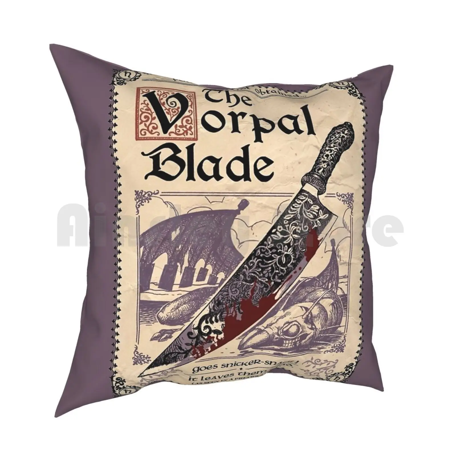 The Vorpal Blade ( Alice Madness Returns ) Pillow Case Printed Home Soft DIY Pillow cover Alice Madness Returns Blade