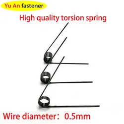 V-Spring, 0.5 Wire Diameter Torsion Small Torsion Spring, Hairpin Spring, 180/120/90/60 Degree Torsion Torsion Spring, 10pcs