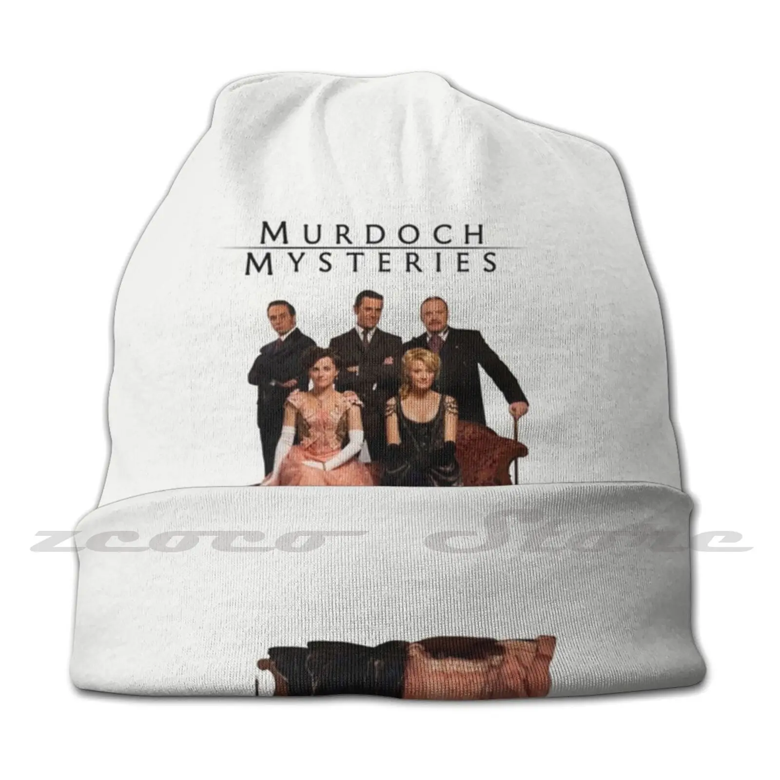 Murdoch Mysteries Design Personalized Pattern Knit Hats Plus Size Elastic Soft Cap Murdoch Mysteries Murdoch George Crabtree