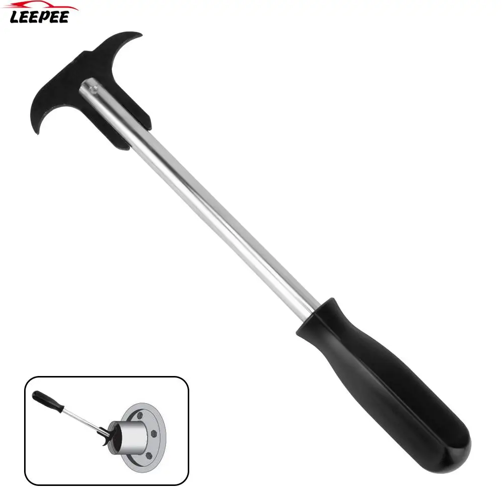 Black Plastic Handle Oil Seal Disassembly Tools Car Repair Tool Double Screwdriver Wrench Puller Oil Seal Puller Carbon Steel