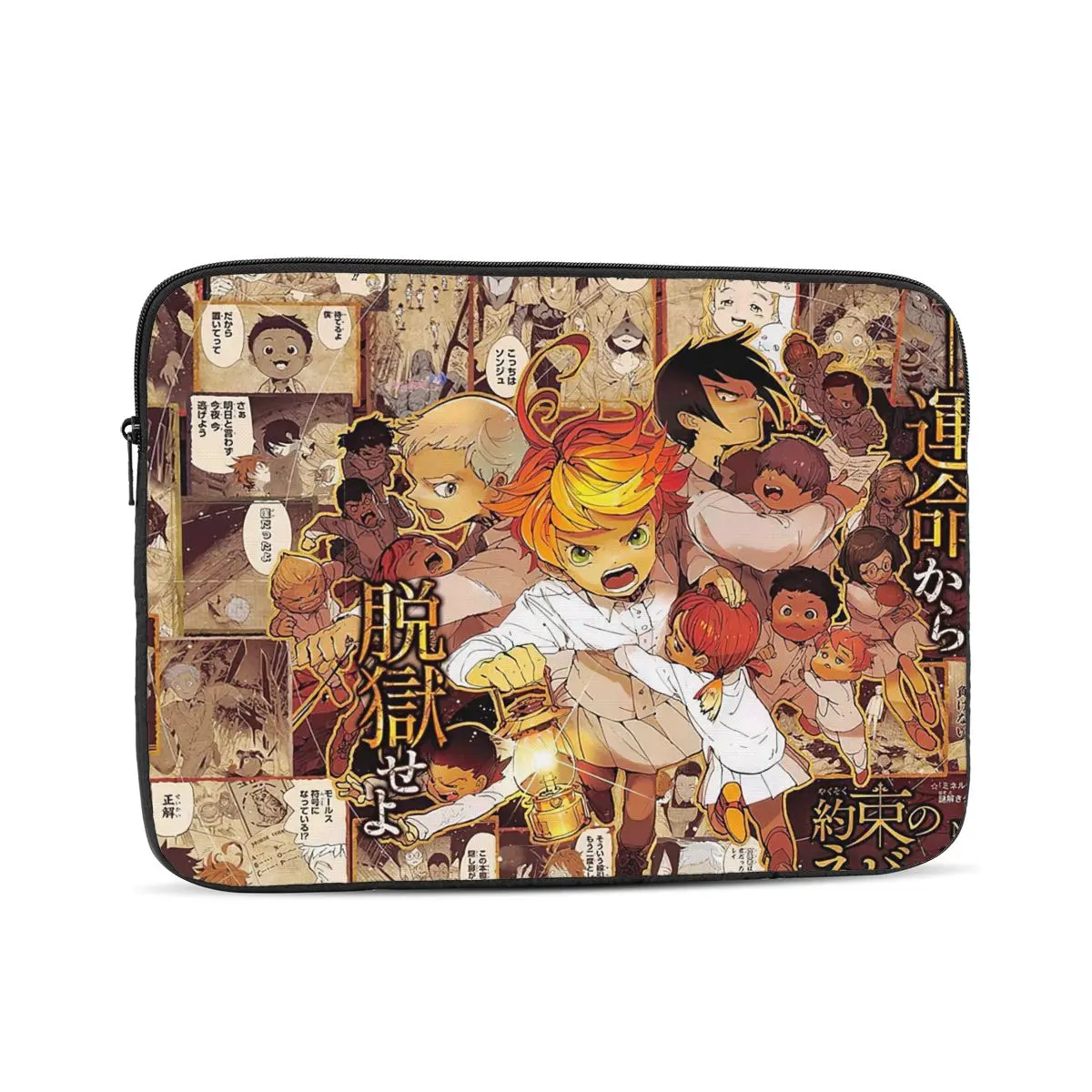 

Yakuso No Neverland, The Promised Neverland, Anime Computer ipad Laptop Cover Case Laptop Sleeve Bag Portable Cover Fundas Pouch