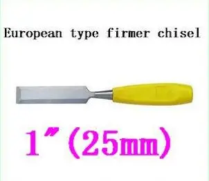 

BESTIR taiwan 1"(25mm) chromium-vanadium steel yellow plastic handle carpentry chisel tools hand,NO.09308 wholesale freeship