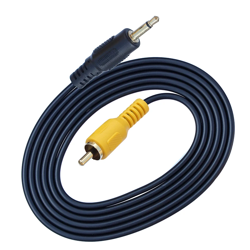 3.5mm Mono do AV złącze męskie RCA wideo kabel AV 1.8m