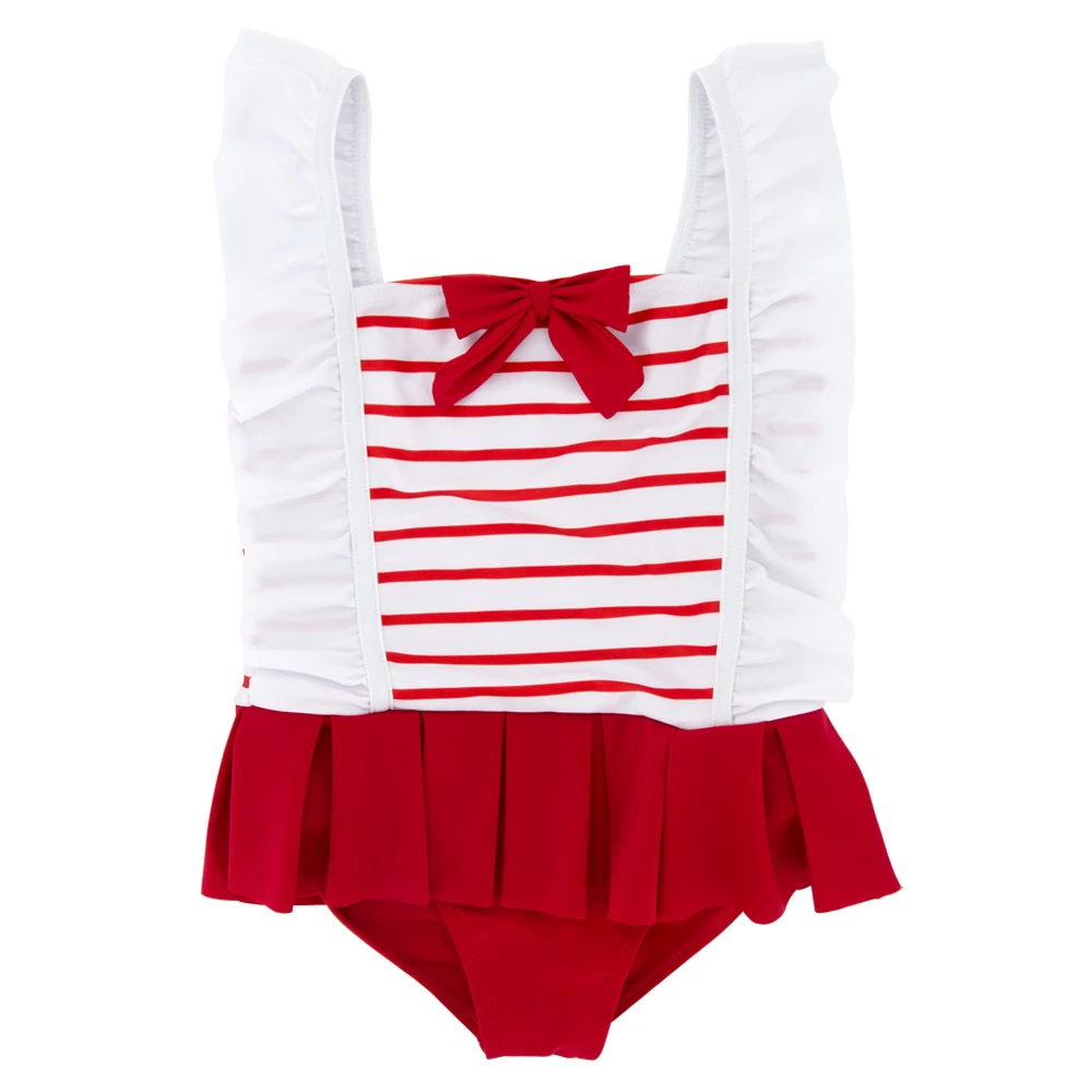 

Honeyzone Maillot De Bain Fille Swimwear For Children Baby Girl Swimwear Bow One Piece Swimsuit Costumi Da Bagno Bambina