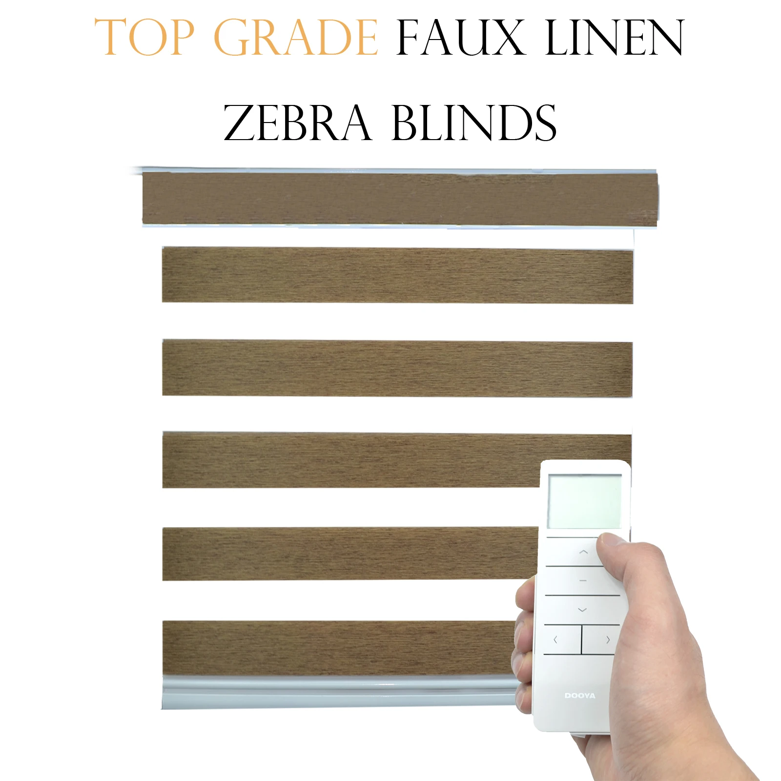 

Zebra Blinds Motorized Roller Shades Motorized Automatic Electric Day and Night Zebra Roller Shades for Living Room with Remote