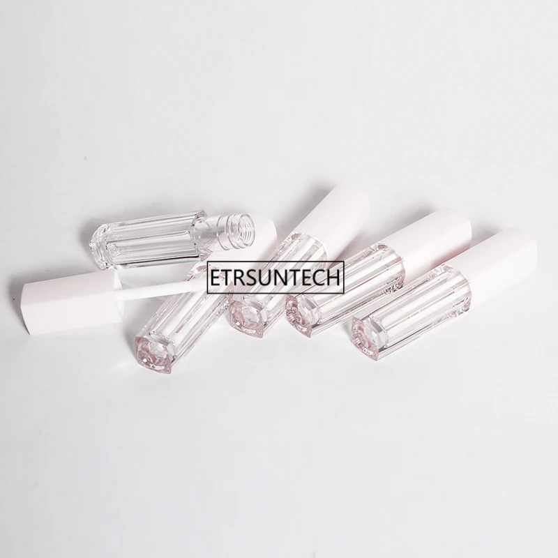 

100pcs Empty Clear Empty Lip Gloss Bottle, DIY Plastic Liquid Lipstick Tube,Professional Ms Lip Beauty Makeup Tools F3745