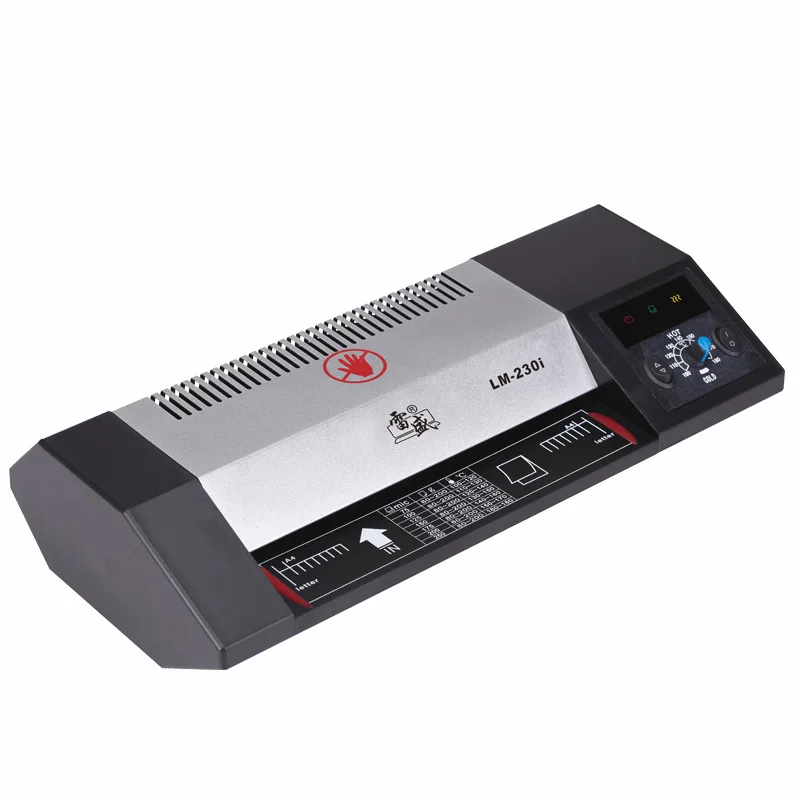 

A4 laminator laminating machine plastic sealing cold double use 4 rubber roller all steel shell