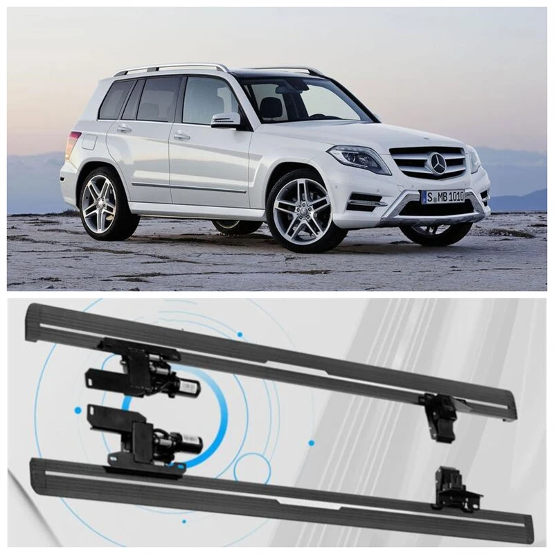 

For Mercedes-Benz GLK X204 GLK300 350 220 2009-2018 Electric Motor Automatic Switch Closed Running Boards Side Step Bar Pedals