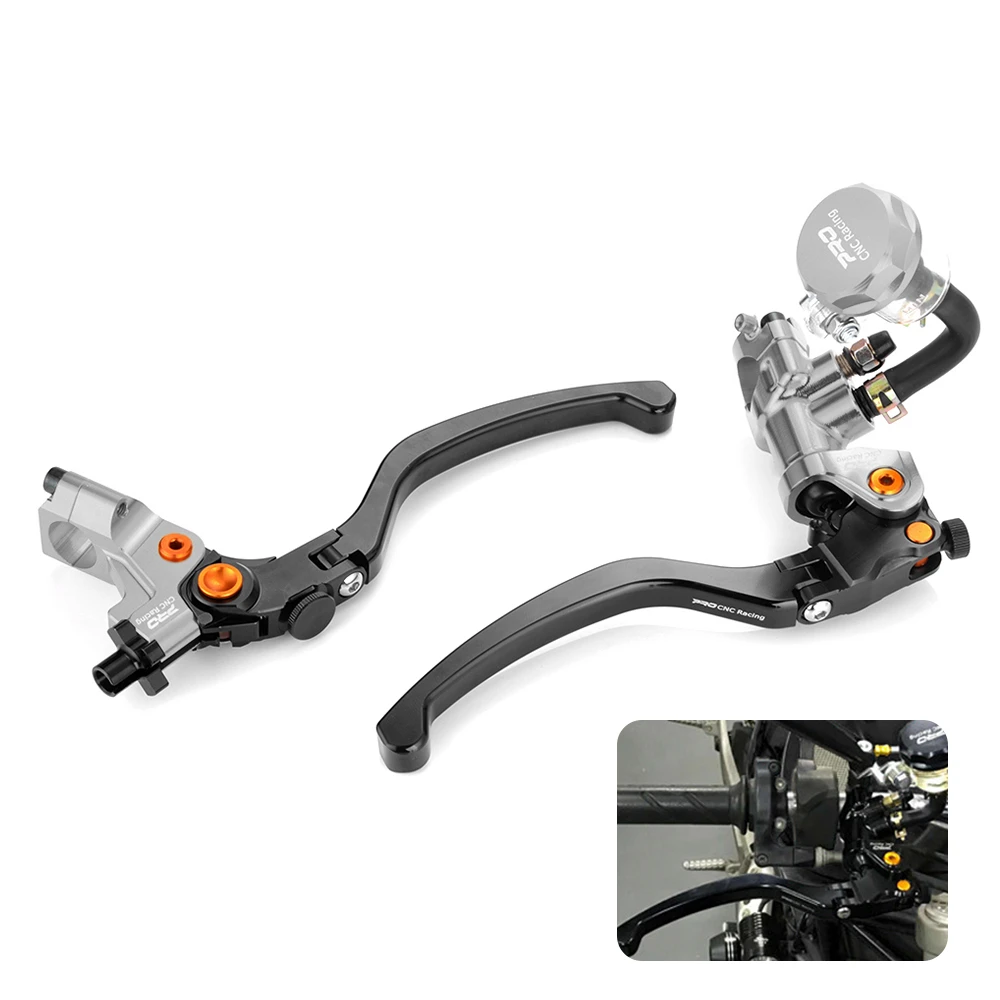 

Universal 19rcs Radial Mounting Brake Master Cylinder Clutch Lever Cable Motorbike Hydraulic Pump Brakes Levers for Nanja Honda