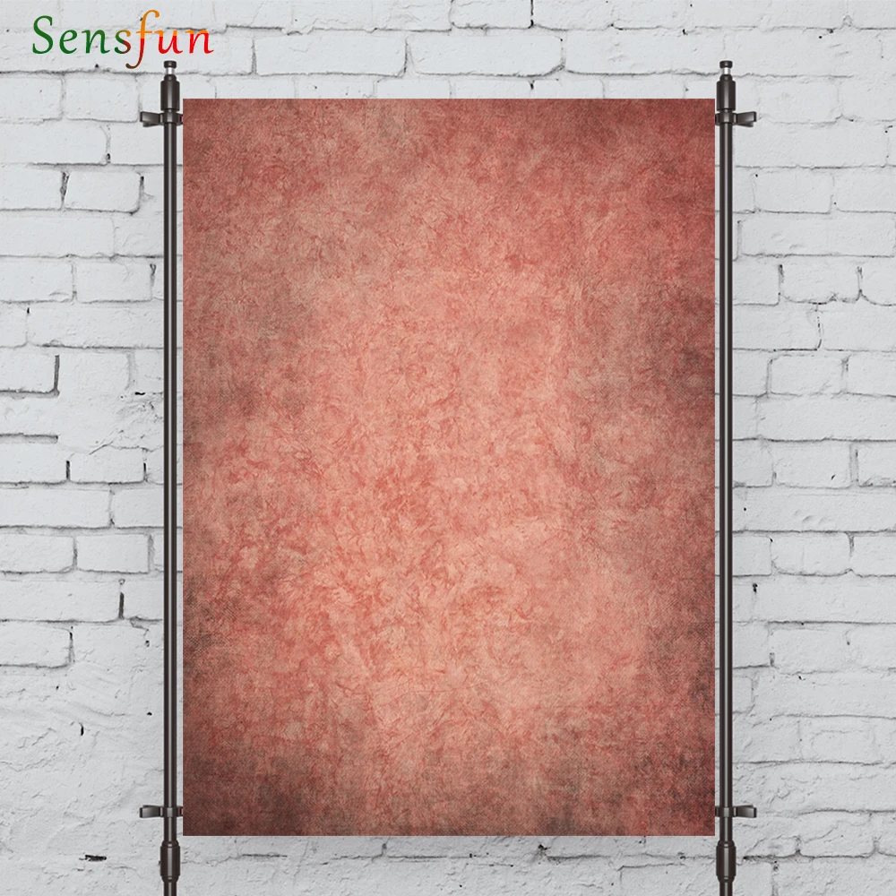 LEVOO Vinyl Photo Backdrop Orange Pattern Texture Stone Wall Background Photobooth Photo Studio Shoot Prop