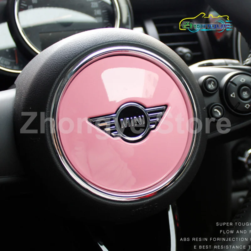 Car Steering Wheel Central Decorative Cover For MINI ONE Cooper S CLUBMAN F54 F55 F56 F57 F60 Countryman Interior Accessories