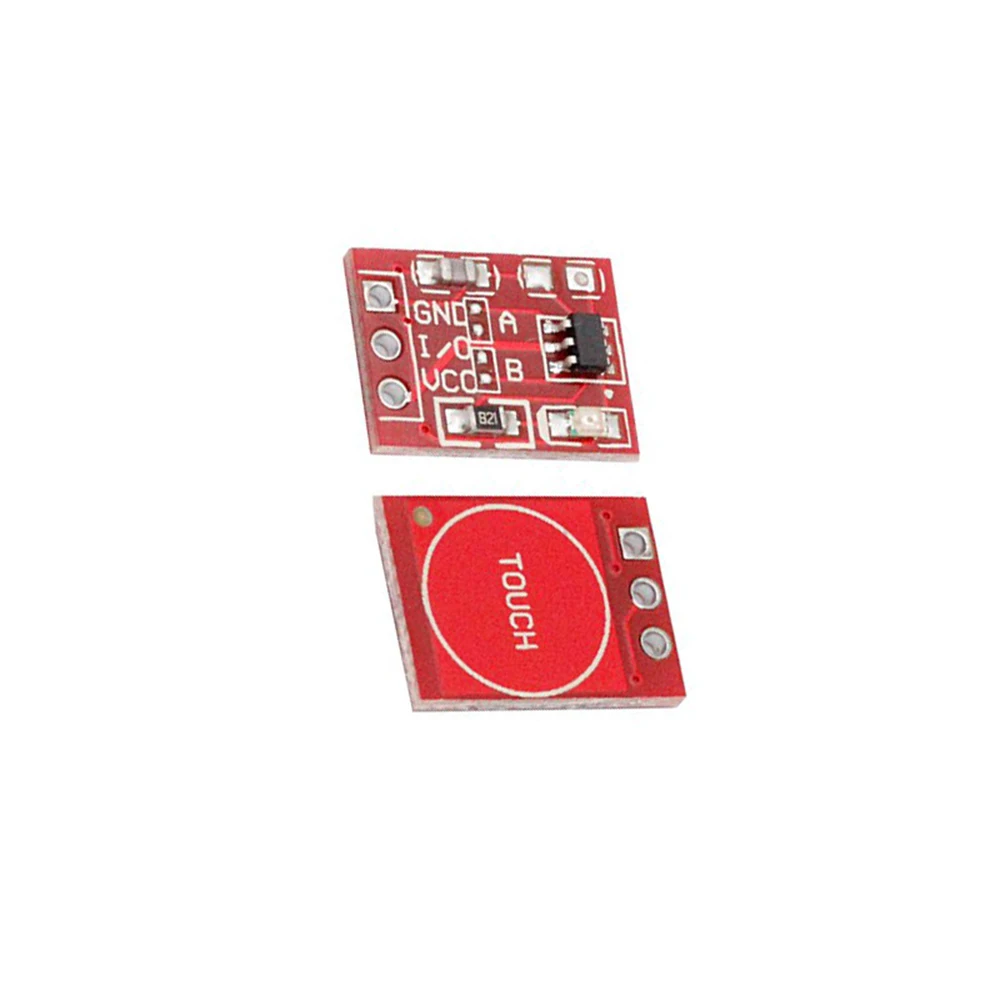 10PCS NEW TTP223 Touch Button Module Capacitor Type Single Channel Self Locking Touch Switch Sensor