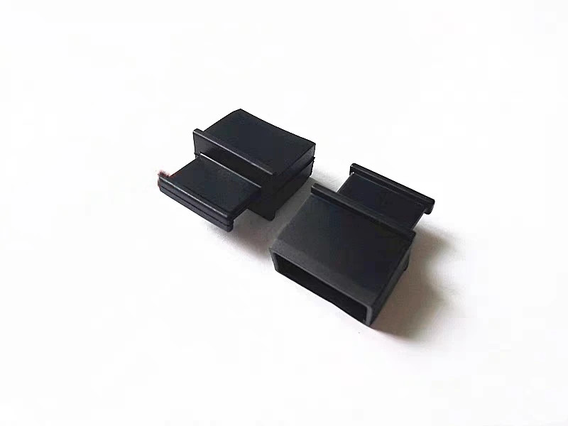 Capa protetora para Modem de fibra, Soft Silicone Dust Cap, 10G, 40G, QSFP, FTTH, ELINK, Frete Grátis, 100 PCs