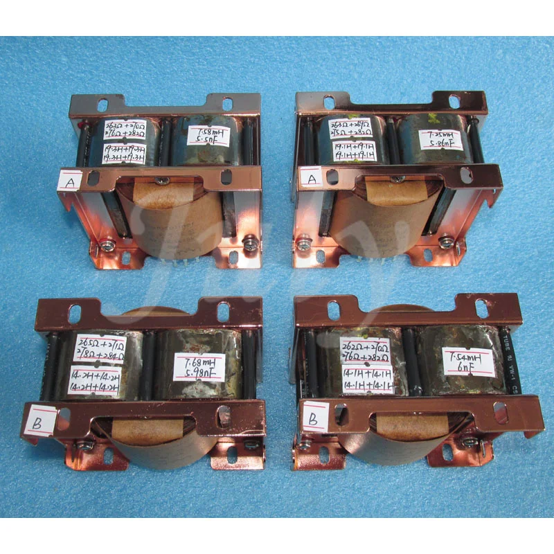 1 pair amorphous 4C iron core 5K+5K: 5K+5K fully balanced single-ended phase reversal drive transformer high flux 5HZ-37KHZ -2DB