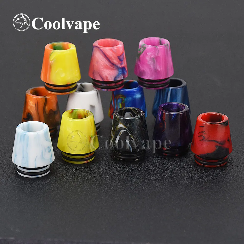 1pcs 810 Drip Tip random color Resin material drip tip for Dead Rabbit V2 BF RDA Zeus x RTA