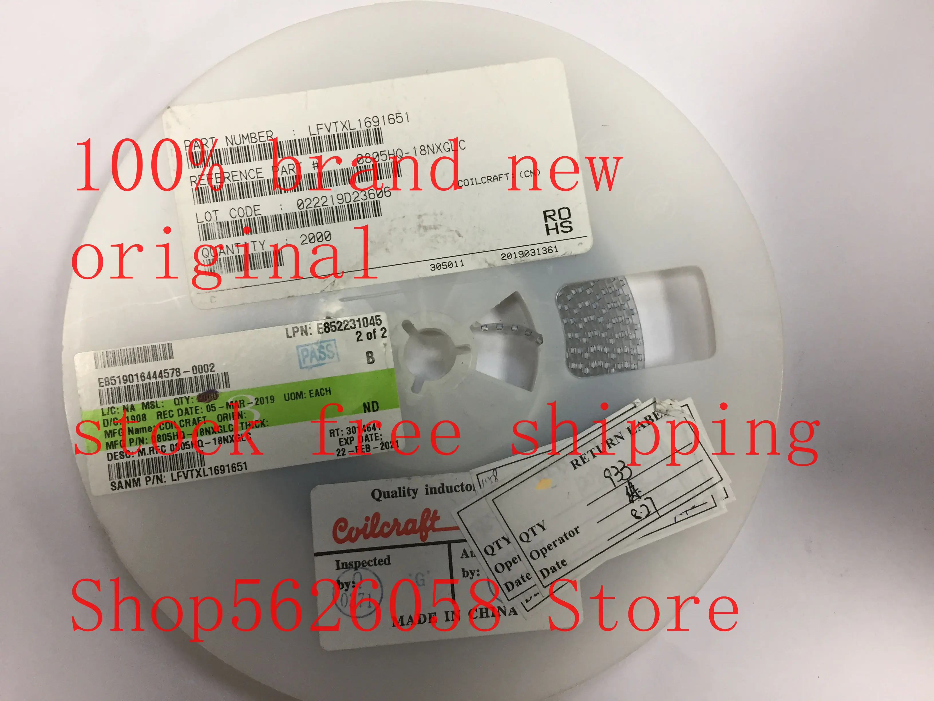 

0805HQ-18NXGLC SMD 100% new original freeshipping 50PCS-3000PCS/LOT STOCK