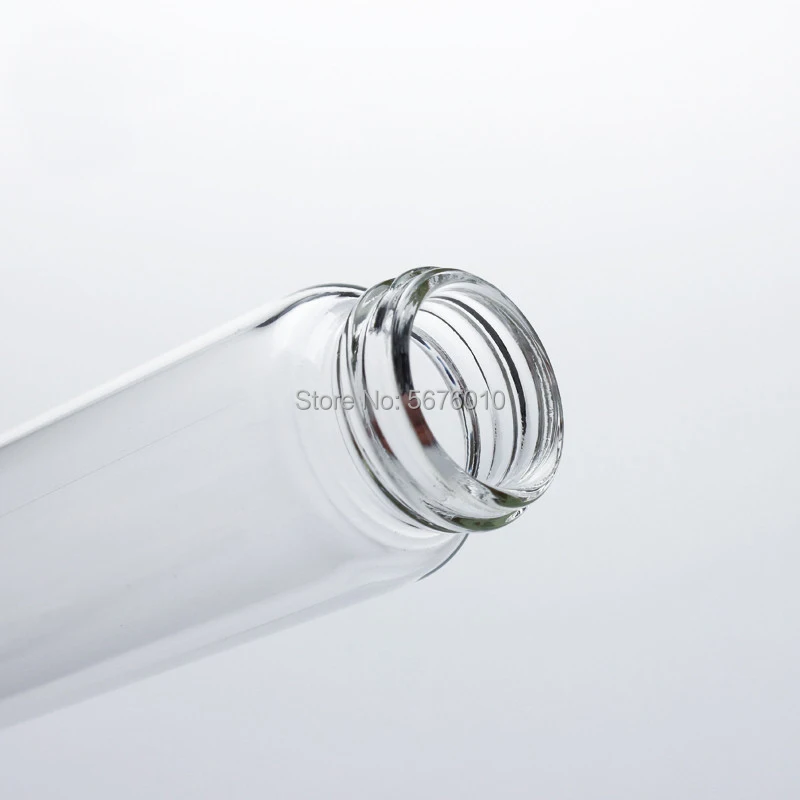 2mL-60mL Laboratory Reagent Bottle Transparent Glass Sample Vial Small Clear Medicine Vials for Chemical Experiment