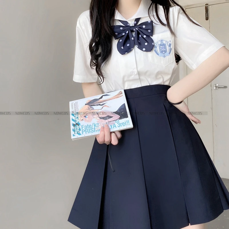 Women Original JK Uniform Skirt Eight Box Pleated Short Skirt Basic Style College School Clothes Gray High Waist Slimming Skirt