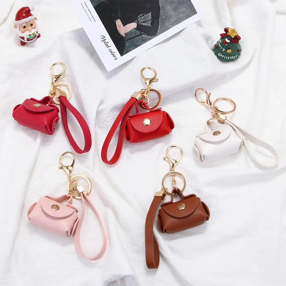 Cute Kawaii Mini Bag Keychain Creative Lovely Keyring For Women Girls Car Purse Pendant Keychains Gift Keyring