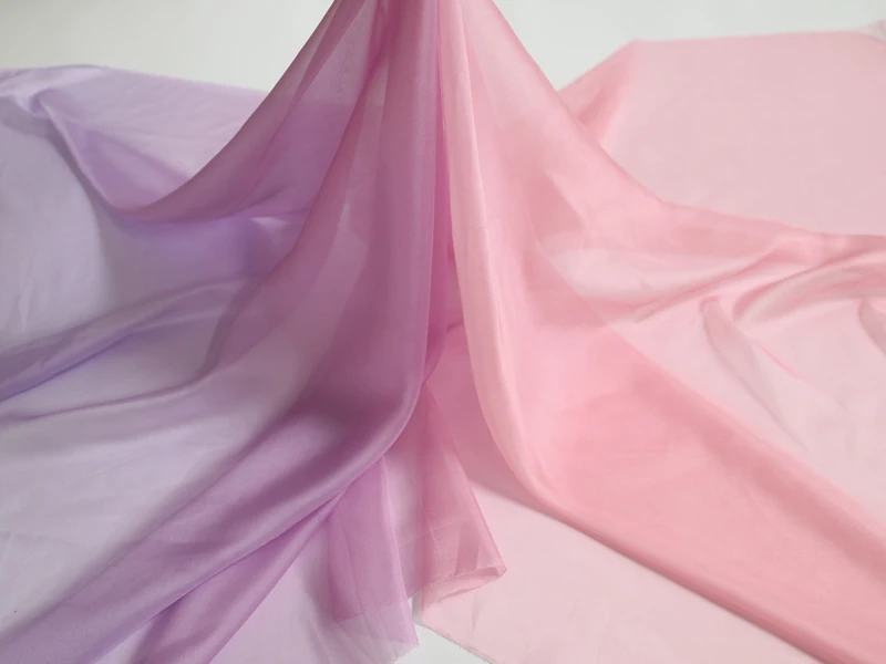 Ombre Chiffon 58'' breit nach Meter 30D Farbverlauf Chiffon transparenter Stoff Tanzschal Hochzeitsdekorationen transparent – Detail 20