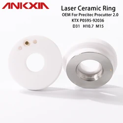 Anillo de soporte de boquillas de cerámica láser OEM KTX KT X P0595-92036 para Precitec Procutter 2,0 D31 H10.7 M15