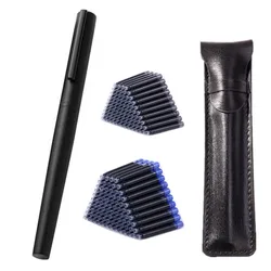 Jinhao 35 Series Fountain Pen Steel Barrel Airplane Extra Fine Tip Ink Pens Office Business School Writing Calligraphy A6118