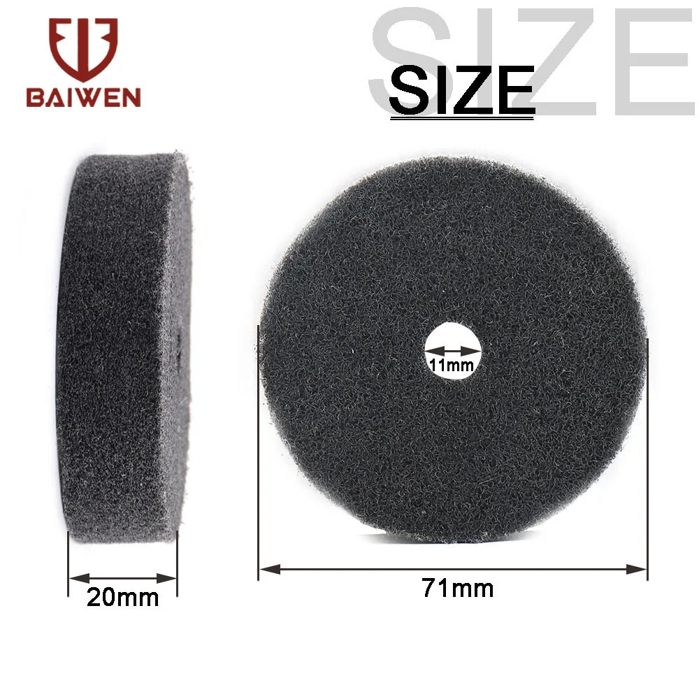 75 มม.3 ''Bench เครื่องบดบดล้อเซรามิคไนลอนล้อขัดสําหรับโลหะหินอ่อนหินขัดขัดเครื่องมือโรตารี่
