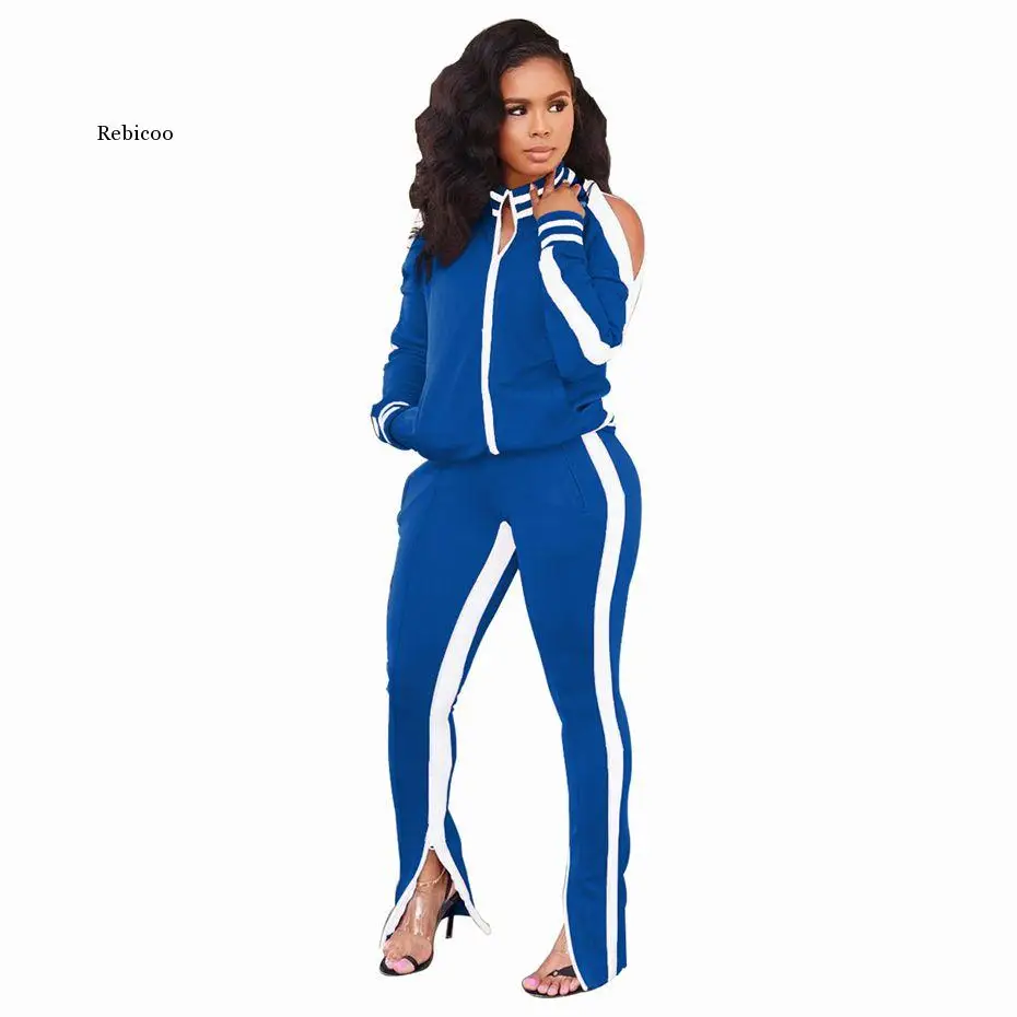 

Two Piece Set Women Tracksuit Full Sleeve Top and Pant Sweat Suit Fall Clothes Matching Sets 2 Piece Outfits