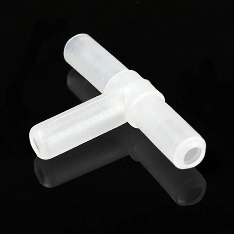 Plastic Aquarium Air Tee Joints T 3 Ways Joints T-junction Fish Tank Air Pump Line Tubing Pipeline Connectors Dia.3/16 