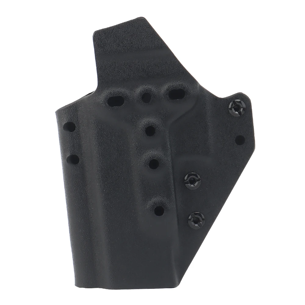 Imagem -05 - Tático Caça Glock Coldre para Glock 17 19 19x 45 Pistola Kydex Coldre Escondido Mão Direita Airsoft Handgun Coldre Case