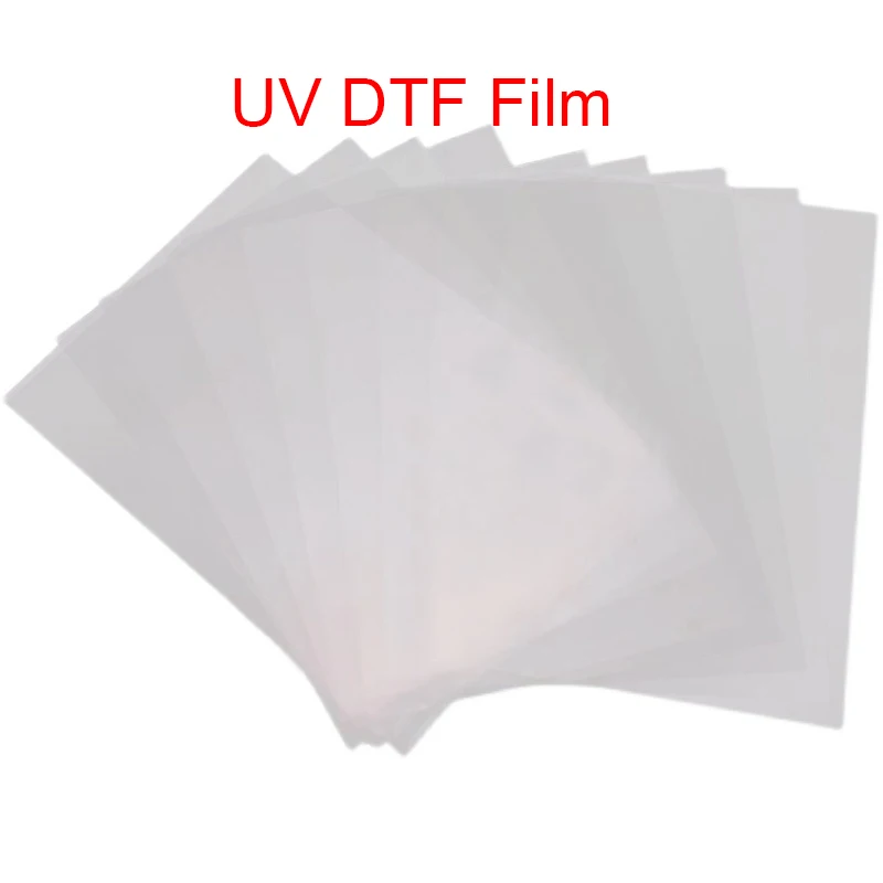 10PCS A4 Magic film UV DTF Film A Transfer to Glass Ceramic Metal Phone Case for Irregular Shape surface UV DTF Printer