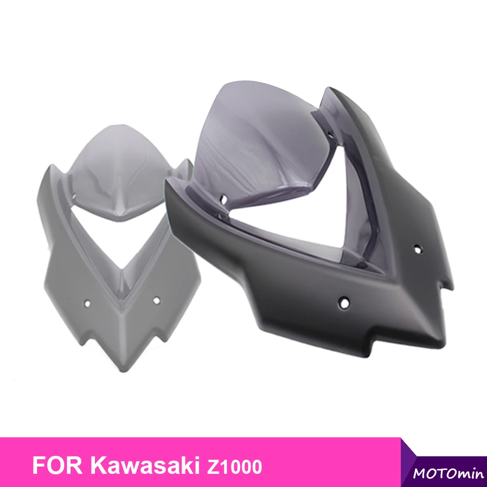 

Motorcycle Accessories For Kawasaki Z1000 2014-2019 Double Bubble Windshield Windscreen Screen Wind Deflectors