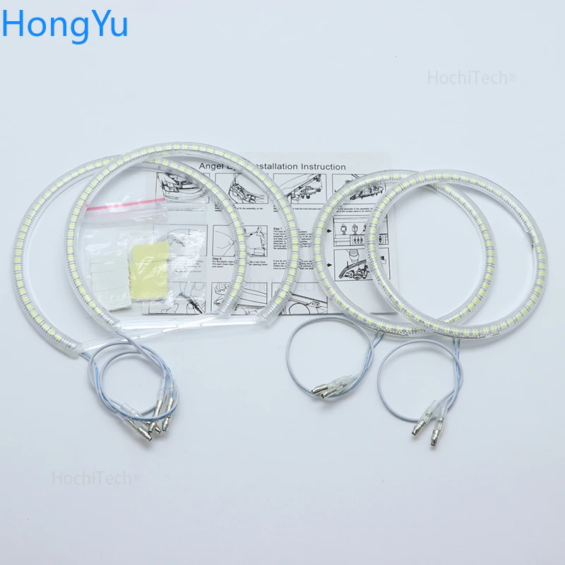 For Volkswagen VW Scirocco 2008 - 2013 non projector Super Bright white color SMD led Angel Eyes kit daytime running light DRL
