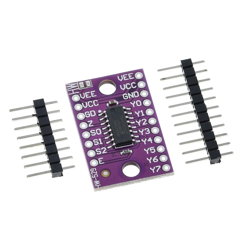 1/3/5 Stück 74HC4051 CD4051 Einzel-8-Kanal Digital Gesteuerter Elektronischer Schalter Multiplexer für Arduino – Detail 4