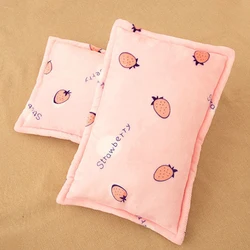 Thickened Coral Velvet Pillowcase Winter Warm Soft Pillowslip For  Kids Boys Girls Pillow Cover Rectangle Cartoon Printed Pillow