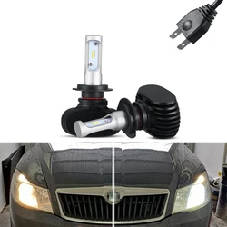 2x For Skoda Octavia 2 1Z FL Combi (2012) Canbus 6000k White 8000lm H7 Led Light LED Tip Headlight