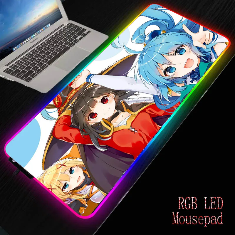 

XGZ Anime Girl Speed Lock Edge Large Natural Rubber Mouse Pad Waterproof Gaming Table Mouse Pad Keyboard Pad Desk Mat