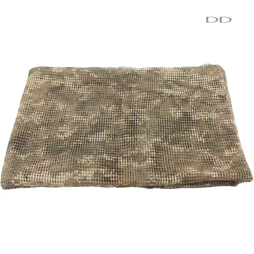 VULPO Multifunction Camouflage Mesh Scarf Tactical Scarf Sniper Face Veil Scarves For Hunting Hiking