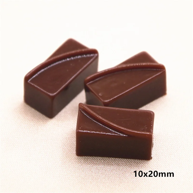 10pcs Chocolate Candy Resin Flat back Cabochon Miniature Sweet Food Art Supply Decoration Charm DIY Craft