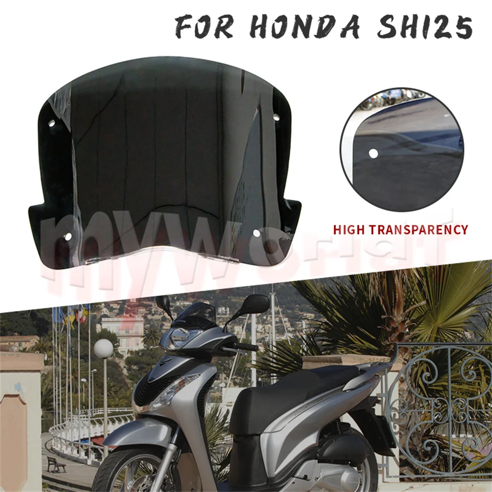 Windscreen Windshield Fit For HONDA SH125 SH150 2017 - 2019 2018 17 18 19