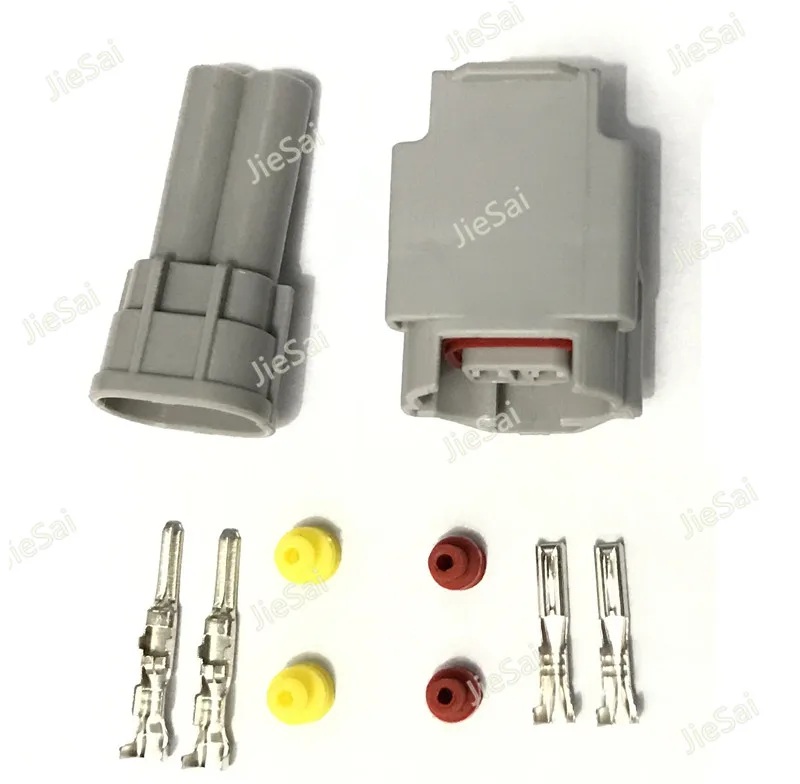 6189-0060 Nippon Denso 2 Pin Waterproof Male And Female Plug Top Slot Fuel Injector Automotive Connector