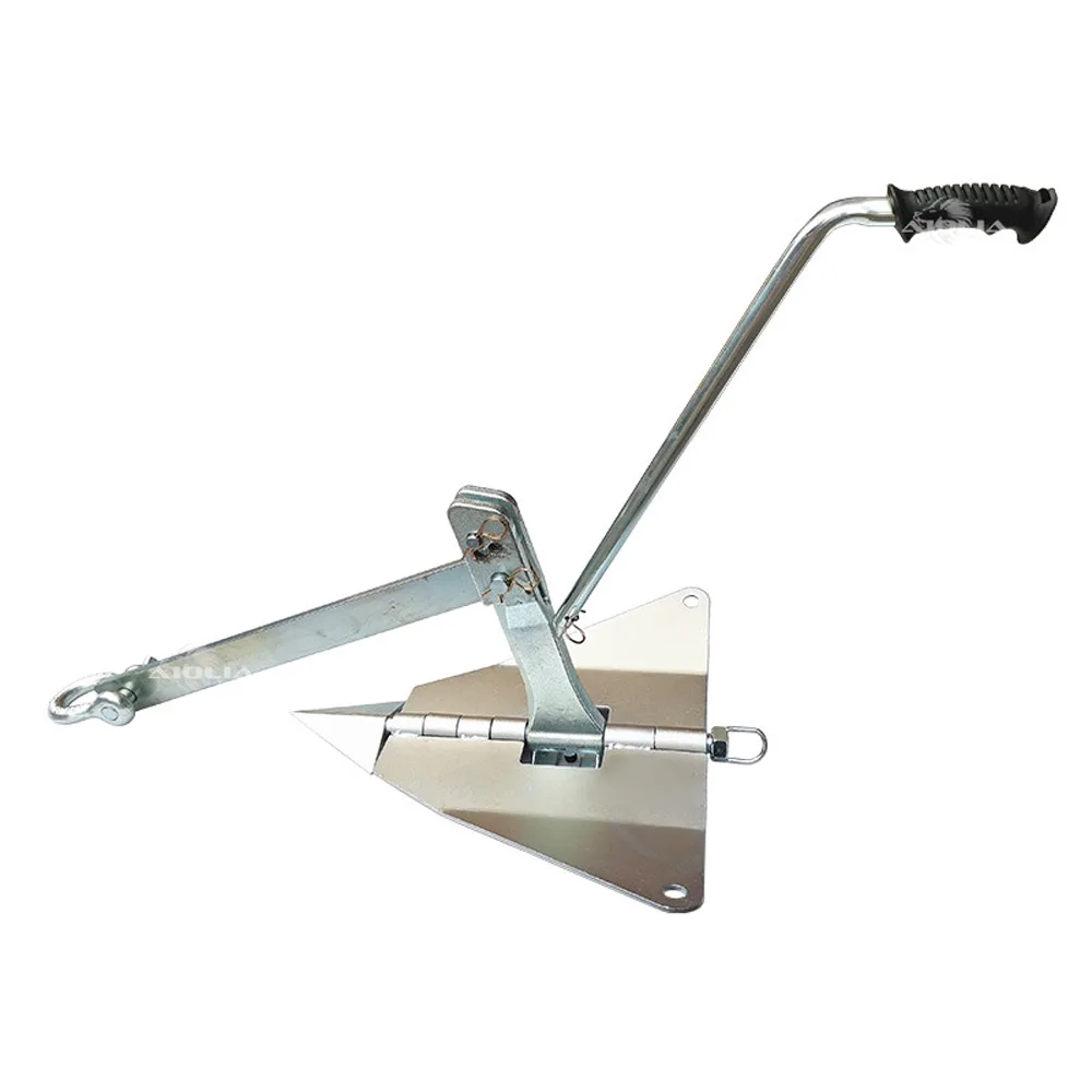 Ferramenta dobrável de auto-resgate para carro, guincho elétrico, âncora, veículo off-road, âncora de terra