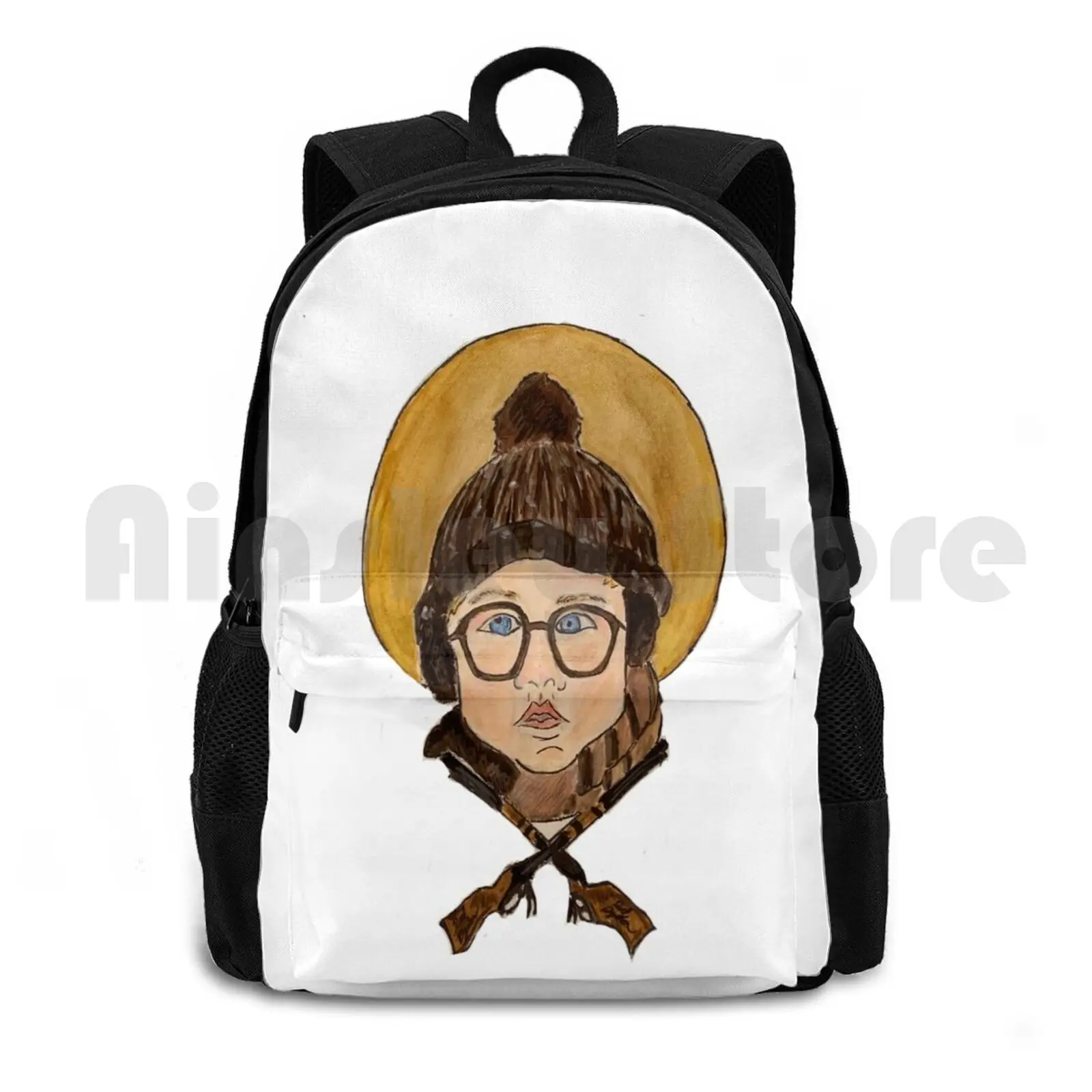 Ralphie Outdoor Hiking Backpack Waterproof Camping Travel Ralphie Christmas A Christmas Story Movies Cinephile Film Christmas