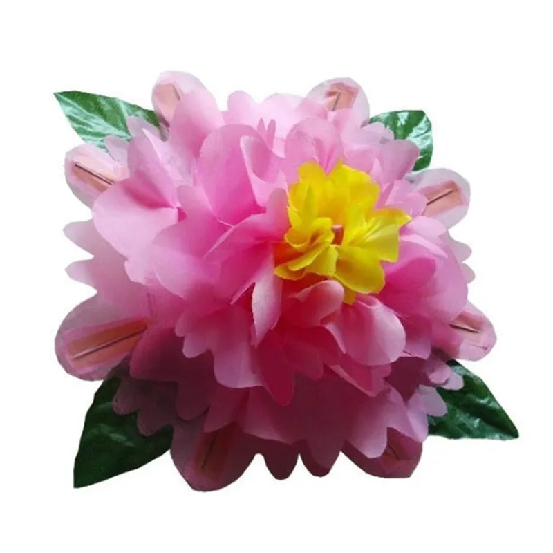

80cm Peony production (yellow / red / blue / pink color available)Magic Tricks Stage Focus Empty Hand Appears Flower Comedy Prop