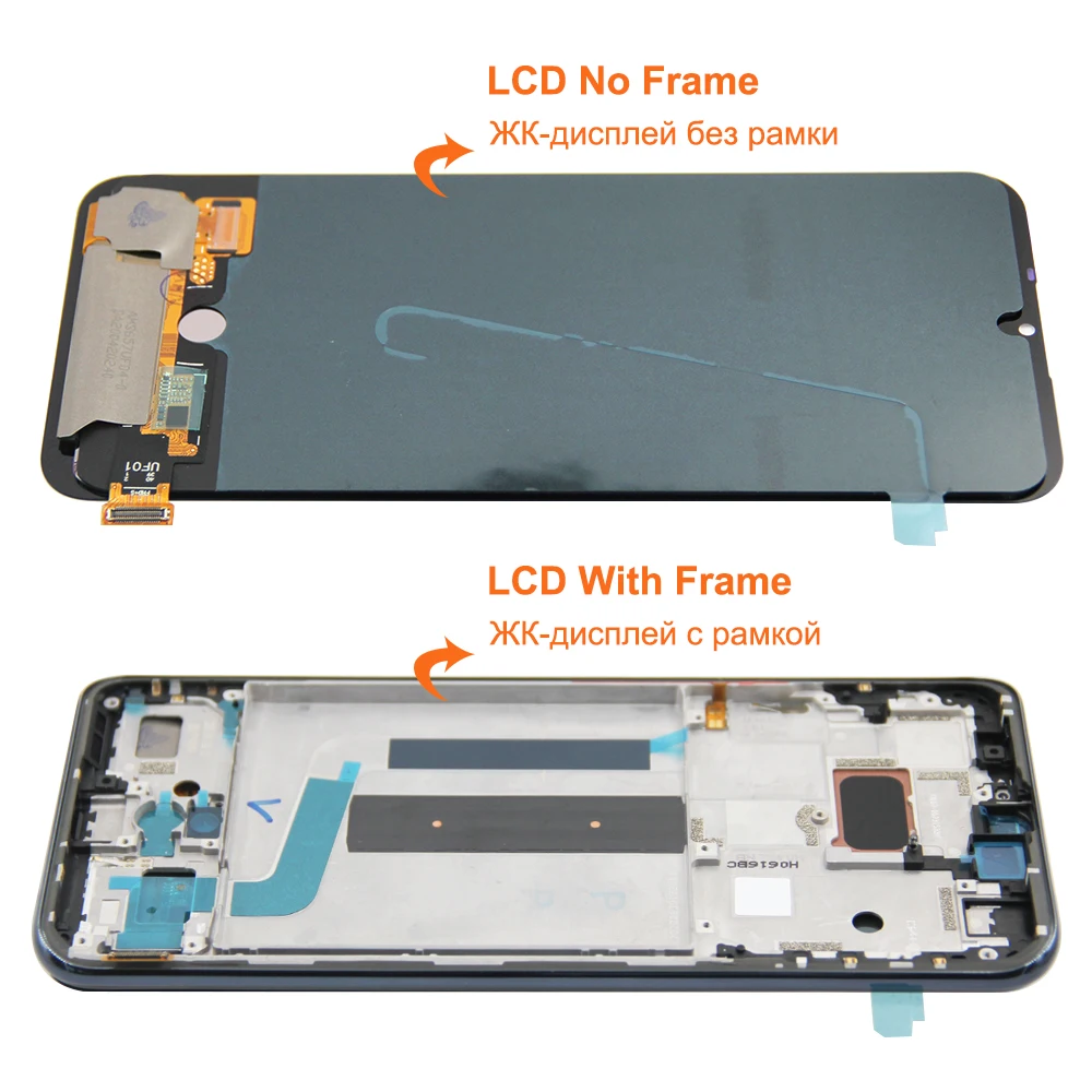 Original Screen For Xiaomi MI 10 Lite 5G Display Fingerprint Function 10 Touch Screen Replacement For MI10 Lite 5G Global