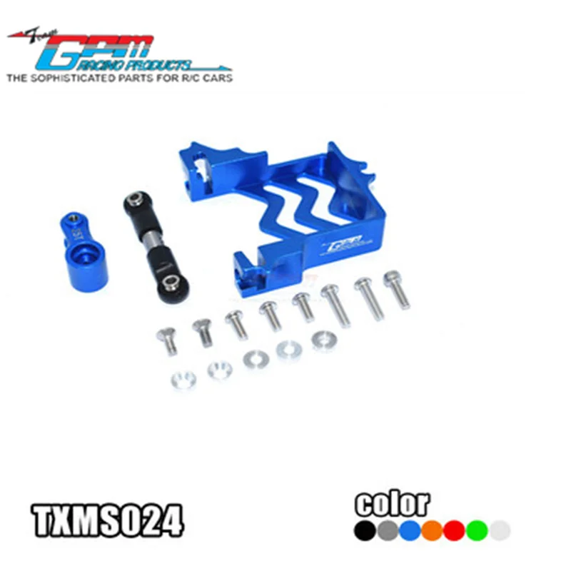 

GPM ALUMINUM SERVO MOUNT +STAINLESS STEEL TIE ROD+25T ALUMINUM SERVO HORN-16PC SET FOR TRAXXAS 1/10 MAXX 89076-4 RC Upgrade